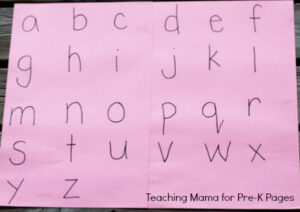 Alphabet Scavenger Hunt